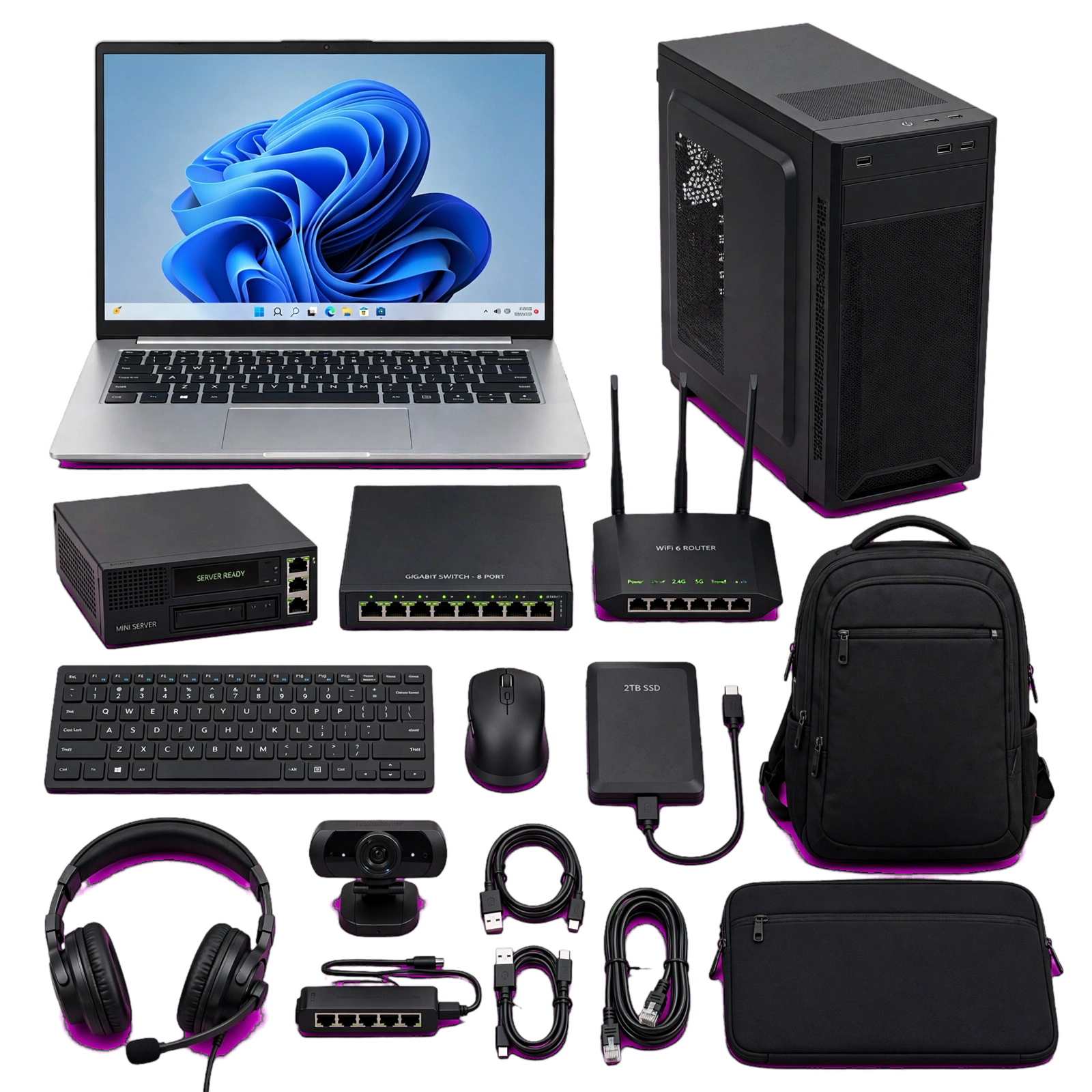 Computers, Laptops and Tech Accessories
